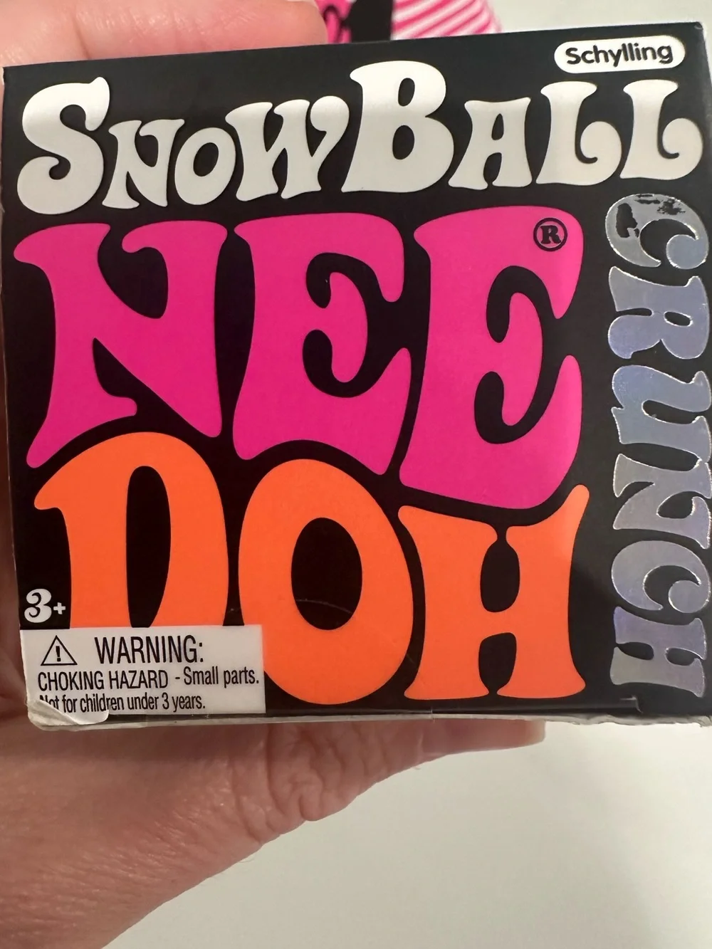 Schylling NeeDoh SnowBall Crunch – Super Fun Kids Stress Toy